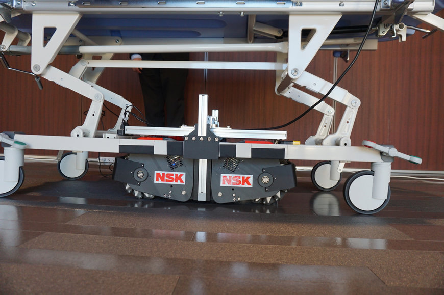 La tecnología de robots de servicio propuesta por NSK respalda la asistencia sanitaria de primera línea